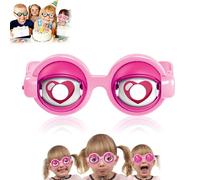 Genérico Winking Eye Glasses,Kinetic Crazy Eyes Blinking Prank Glasses for Adults & Kids,Funny Winking with Pull-String Blink Mechanism,Perfect for Party Jokes,Costumes,Selfies & Gag Gifts (Style-C)