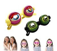 Genérico Winking Glasses, Blink & Wink Novelty Blinking Glasses, funny glass with winking eye, for Adults (MIX-3)