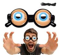 Genérico Winking Glasses,Kinetic Crazy Eyes Blinking Glasses, Novelty Shaking Eye Toys With Strap for Kids & Adults,for Shows, Parties & Photos (1pcs-3)