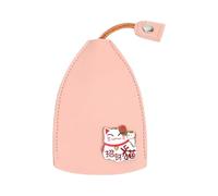 Genérico WinkKey - Protective Pull Out Key Case, WinkKey - Personalized Protective Pull Out Key Case, Wink Keys Holder Leather (pink-1PCS)