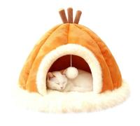 Genérico Winter Cat Bed, Winter Cat House Dog Nest, Warm Plush Removable Washable For Napping Resting Playing Small Medium Large Breeds Living Room Bedroom Garage