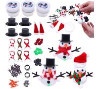 Genérico Winter Craft Kit, Build a Kit, 13X Winter Making Crafts, Winter Game Clay Set, Handmade Christmas Crafts, Air Dry Clay Stocking Stuffers for Kids