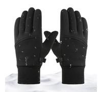Genérico Winter Gloves Thermal Fleece Lining, Knit Cuff Touchscreen | Windproof Gloves for Women, Work, Motorcycle, Snow, Bike, Driving, Riding, , Running, Camping, Fishing Gardening