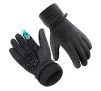 Genérico Winter Gloves - Windproof Thermal Hand Warmers, Touchscreen Compatible Non-Slip Design for Cold Season Protection, Insulated Outdoor Mitts | Running Cycling Hiking Camping Sports Gear