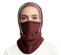 Genérico Winter Hat - Windproof 2-in-1 Neck Warmer - Cold Weather Thermal Ski Face Cover | For Women Runners Cyclists Bike Cycling Running Snowboarding Hiking Climbing Fishing Commuting