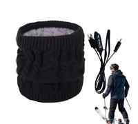 Genérico Winter Heated Scarf - Electric Neck Warmer Wrap With Face Covering | Heated Scarf For Men & Women | Ideal For Winter, Fall, Skiing, Snowboarding, Snow, Outdoor Sports, Ear & Neck Protection