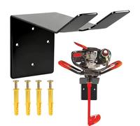 Genérico Winter Rack - Drill Hanger for Garages | L Shaped Steel Frame with Protective Padding & Twin Bolt Mounting For Gear Safety for Tool Sheds, Basements, Workshops and Storage Units