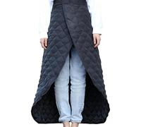Genérico Winter Riding Warm Blanket | Polyester, Black Or Army Green, 1.15m Waist | Electric Motorcycle Windproof Cover For Seniors & Disabled | Waterproof Wheelchair Lap Robe with Pocket