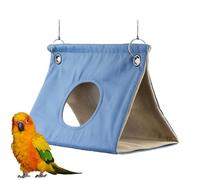 Genérico Winter Warm Bird Nest House - Canvas 18x14x14cm | Hanging Hammock Velvet Shed Hut Cage Plush Birds Hideaway Sleeping Bed Fuzzy | For Parrot Parakeet Cockatiels Budgies Lovebird African