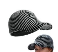 Genérico Winter Wool Baseball Cap - Adjustable Stylish Headwear For Men & Women, Teens, Adults, and Girls - Comfortable Fabric Hat For School, Commuting, Cycling, Travel, Sports & Casual Outings