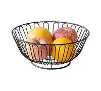 Genérico Wire Fruit Basket - Counter Vegetable Storage Bowl | Metal Wire Fruit Basket For Kitchen Counter, Vegetable Holder Bowls For Home Decor And Others