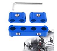 Genérico Wire Separator Clamp - 4.72 Inch Aluminum | Tube Clamp Kit - DIY Wire Organizer Clamps Tool With Small Wrench For Home Workshop Electronics Projects