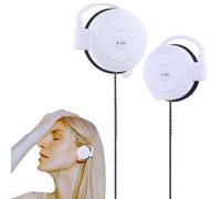 Genérico Wired Clip Headphones - 3,5mm Over-Ear Earphones S-520 | Stereo Game Ear Hook Headset for Mobile Phones MP4 | Earphones for Yoga Ejercise Workout Jogging Hiking Running