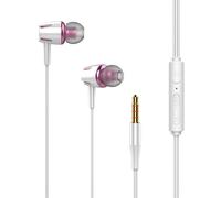 Genérico Wired In-Ear Headphones - Diaphragm Drivers For Rich Bass & Clear Sound, Noise Isolating with Skin-Friendly Silicone Earbuds | Glow In The Dark Cable For Night Sports, PC, Phone, 3.5mm Jack