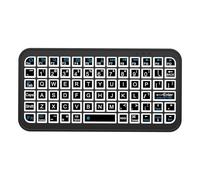 Genérico Wireless Backlit Keyboard- Small KeyboardColorful Backlight, Tablet Keyboard, Quiet Computer Keyboards | Compact Illuminated Keypad Mini Portable RGB LED Rechargeable Slim Lightweight for