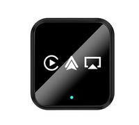 Genérico Wireless Car Adapter, Vehicle Screen Converter Audio Accessory, Plug and Play Auto Wireless Adapter, Car Infotainment Upgrade Device for Road Trip City Driving Commute Travel Use