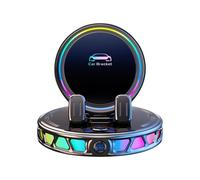 Genérico Wireless Car Charger - 15W Fast Charging Clamping Suction Up | 360 Degree Rotatable Car Phone Charger Silicone Mount | For Auto Truck Vehicle Automobile Interior Dashboard Windshield