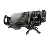 Genérico Wireless Car Charger, 20W Auto Clamping Holder, 90 Degree Rotation Phone Mount with LED Light, Fast Charging Dashboard Air Vent Or Windshield Use, Secure Vehicle Mount For SUV, Truck, RV