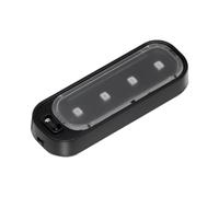 Genérico Wireless Car Door LED Warning Light - Infrared Sensor Courtesy Lamp | PVC LED Gradient Pathway Light, Anti Rear-End Collision Safety Accessory for Cars, White