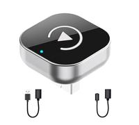 Genérico Wireless Car Screen Adapter, Wired to Wireless USB Display Adaptor, Plug-and-Play Compact Electronics for Navigation, Hands Free Calling, Voice Assistant Integration 1.1x1.1x0.79 Inches