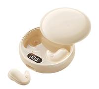 Genérico Wireless Earbuds, Invisible Noise Blocking Earphones, Rechargeable In-Ear Buds, 0.39 Inches Led Display Charging Case, Comfortable Fit for Sleeping, Gym, Study, Office, Travel Calls