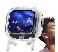 Genérico Wireless Earbuds, Portable Touchscreen Earphones, Noise Cancelling Headset, LED Display Case, Multifunctional Control Pad, Perfect for Daily Commute, Workout Training