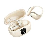 Genérico Wireless Earbuds - Stereo Sound Noise Cancelling Long Playtime, Noise Cancelling Battery Display | Open Ear Headphones Wireless Earbuds For Home Office Travel Sports Running Gym Outdoor