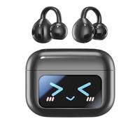 Genérico Wireless Earbuds with Earhooks, Lightweight Headset with Noise Cancelling Microphone, Portable Wireless Earphones for Adults, Ideal for Music Streaming and Hands-Free Phone Calls