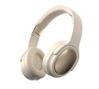 Genérico Wireless Headphones, Over Ear Headset, 7.6x6.77x2.68in Foldable Comfortable Skin Friendly Cushions, Head Phones for Travel, Home, Commute, Study, Entertainment, Living Room