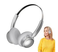 Genérico Wireless Headset, Retro Design Earphones, 9,25 x 8,46 x 2,95 pulgadas Immersive Audio Comfortable Fit, Noise Canceling Tool for Video Watching, Running, Working, Traveling, Studio