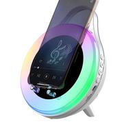Genérico Wireless Induction Speaker - Induction Wireless Speaker | Hi-Fi Sound Fast Charging Phone Holder, Cool Tech Gadgets, For Home Office Dorm Travel Camping Outdoor Picnic