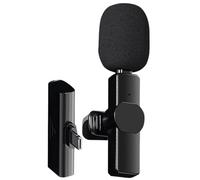 Genérico Wireless Lavalier Microphones, Small Noise Reduction Lapel with Ultra-Low Delay, Portable Microphone, Perfect For Podcasts, Live Streaming, Interviews, and Video Recording
