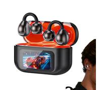 Genérico Wireless Open Ear Headphones - Ergonomic Long Battery Life Earphones, Wireless Ear-Hook Headphones for Family Friends Running Swimming Gym Sports Outdoor Fitness Cycling Travel