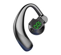 Genérico Wireless Over The Ear Earbuds - Sports Earphones with Earhooks, Digital Display | Enhanced Bass Sound for Swimming Phone Calls Music Playback, Comfortable Secure Fit for Home Gym Outdoor