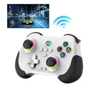 Genérico Wireless PC Controller, Vibration Gamepad, RGB Lights Gamepad, Ergonomic Grip Controller, USB Wireless Controller, Atmospheric Lighting, Extended Playtime For Pc [video game]