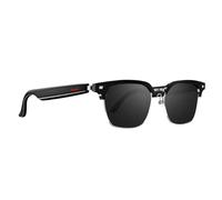 Genérico Wireless Smart Glasses, Built-In Speakers, Audio Glasses, Adorable Compact Streaming Indoor Entertainment, Adjustable Volume Design for Men Women, Music and Calls, Black