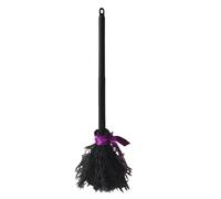 Genérico Witch Broom | Spooky Sounds Floating Halloween Broom Decor | Scary Moving Props for Indoor Outdoor Haunted House Party Holiday Festival Decorations Bedroom Living Room Porch Yard Display
