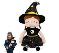 Genérico Witch Doll - Cute Garden Witch - Figures Festive Soft Game For Home Halloween Kids Desk Shelf Playtime Travel Decoration Indoor