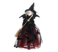 Genérico Witch Doll Halloween Decor, Halloween Table Decor, Witch Figurine