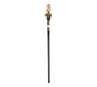 Generico Witch Fairy Wand - Varillas de natural para niños, de madera blanca artesanal | 12.61-13.4 pulgadas, Objetos de escena hechos a mano en disfraz de rol para el jardín del