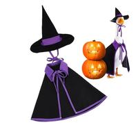 Genérico Witch Geese Outfit,Garden Geese Witches Clothes With Hat | Lawn Statue Decor Clothes Thanksgiving Celebrations Party Festive Holiday Fall Gatherings