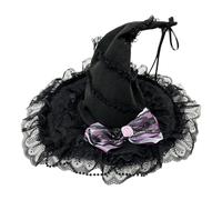 Genérico Witch Hat for Women - Wide Brim Lolita Halloween Costume Hat