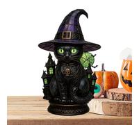 Genérico Witch Hat Lamp - Halloween USB Powered Acrylic Gothic Figurine