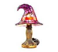 Generico Witch Hat Lamp Stained Resin - Witch Hat Decor Lamp | Halloween s for Thanksgiving Holiday Birthday Party Offices Car Home Living Room Bedroom School