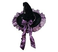 Genérico Witch Hat | Stretchy Wide Brim Halloween Party Dress Up Headdress