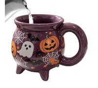 Genérico Witch Mug - 360ml Spooky Ceramic Cauldron Coffee Cup For Halloween