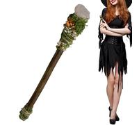 Genérico Witch Wand Decor, Spiritual Altar Wand, Handcrafted Ritual Tool for Meditation and Divination, Decorative s for Home Bedroom Living Room Nightstand Pagan Wiccan Practice Display