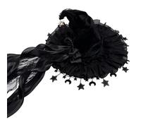 Genérico Witches Hat - Gothic Bow Cosplay Costume | Carnival Witch Headwear