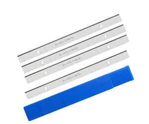 Genérico WNJ-Tool, 2 Pares de Hojas de Cepillo de Espesor HSS de 261mm, 261x16,5x1,5mm, Cuchillo planificador de Madera, Herramientas de carpintería para Scheppach HMS1070 y Jet JPT-10B