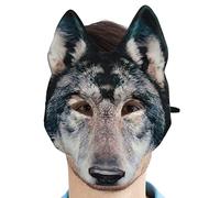 Generico Wolf Masque - Fabric And EVA, 10.24x7.87in Animal Masque | Comfortable And Breathable Halloween Costume For Teens, Adults, Masquerades, Christmas, Easter, Party Dress-Up